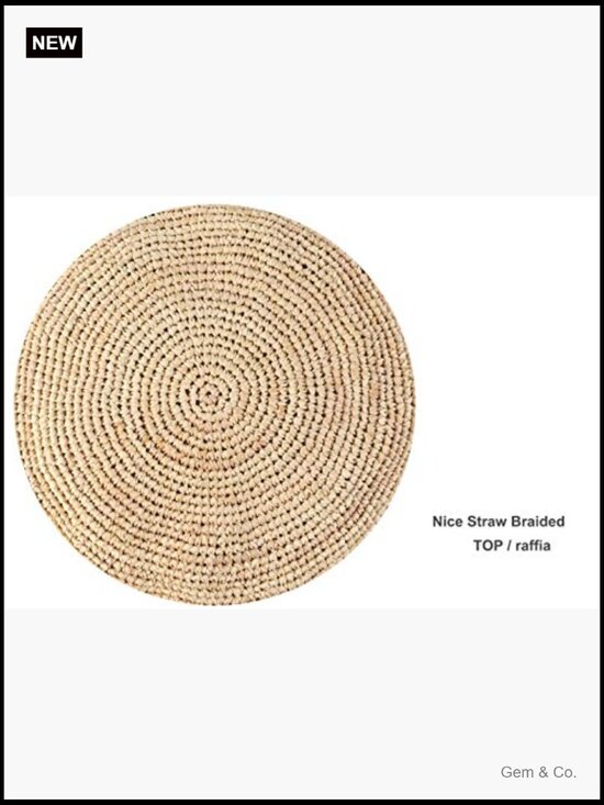 Women\'s Raffia Bucket Hat Wide Brim Sun Protection Adjustable Strap main image 6